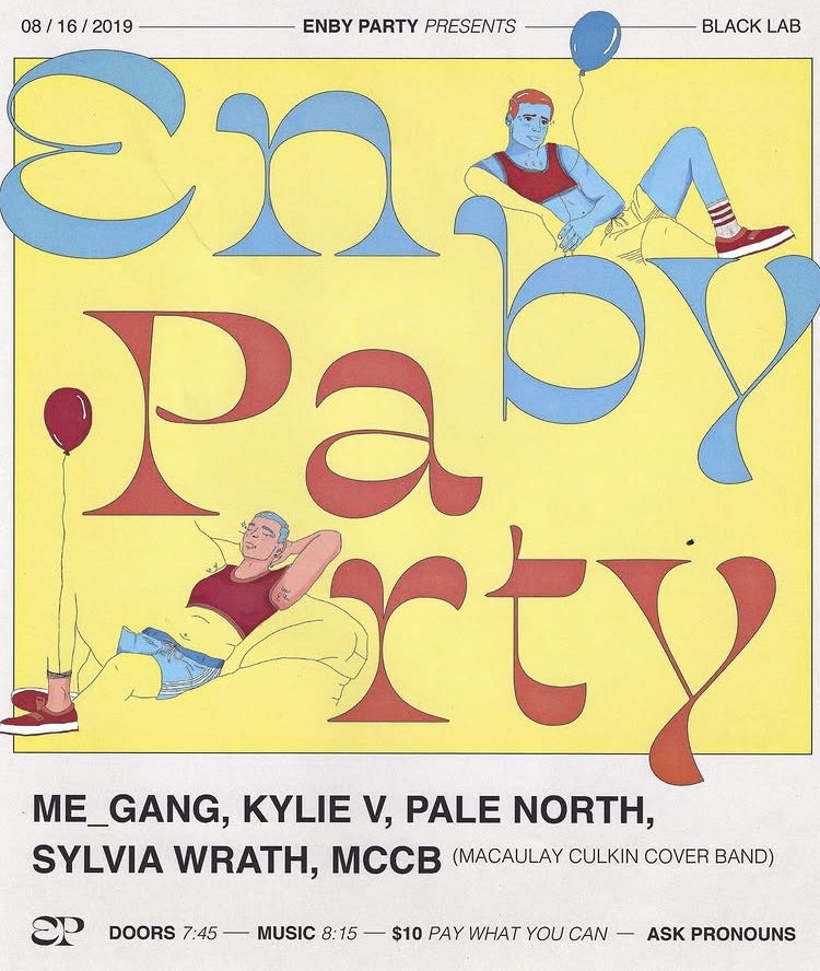 Enby Party 2022 poster